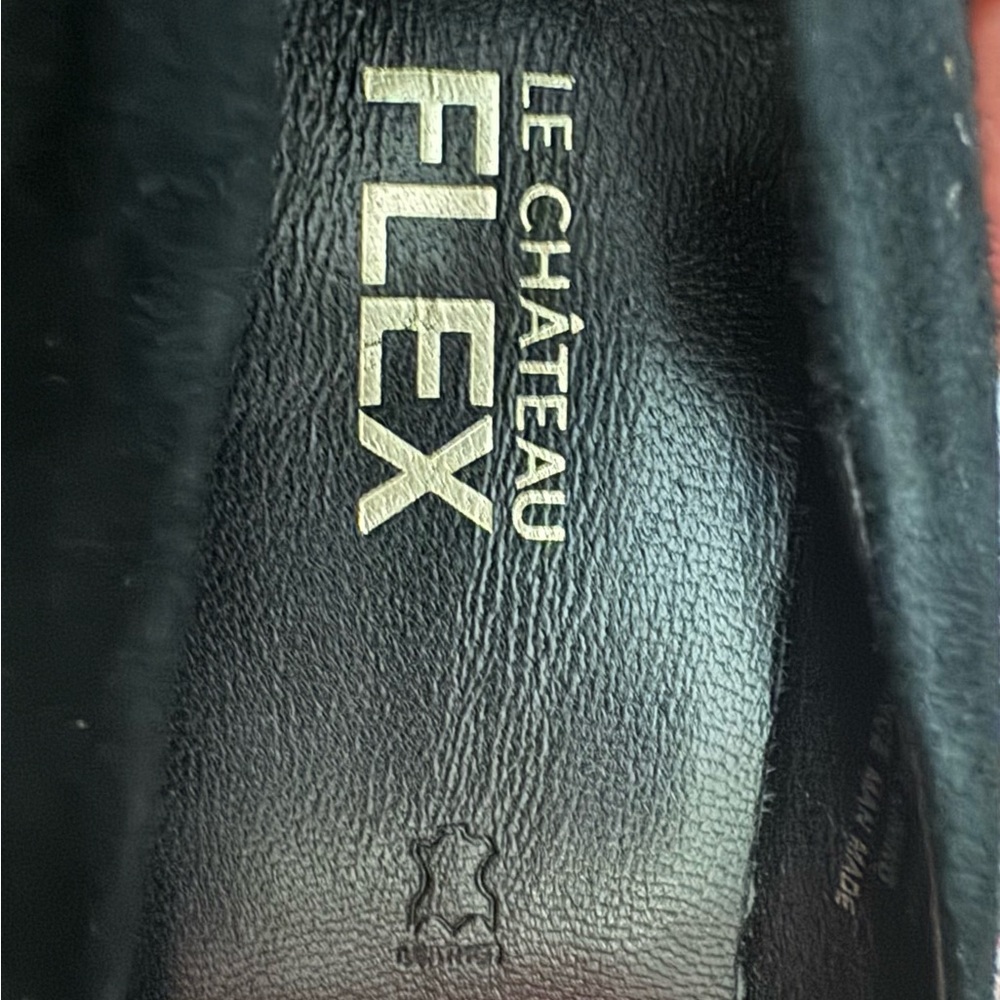 Genuine leather brand new black suede leatherwedge shoes - Picture 13 of 15